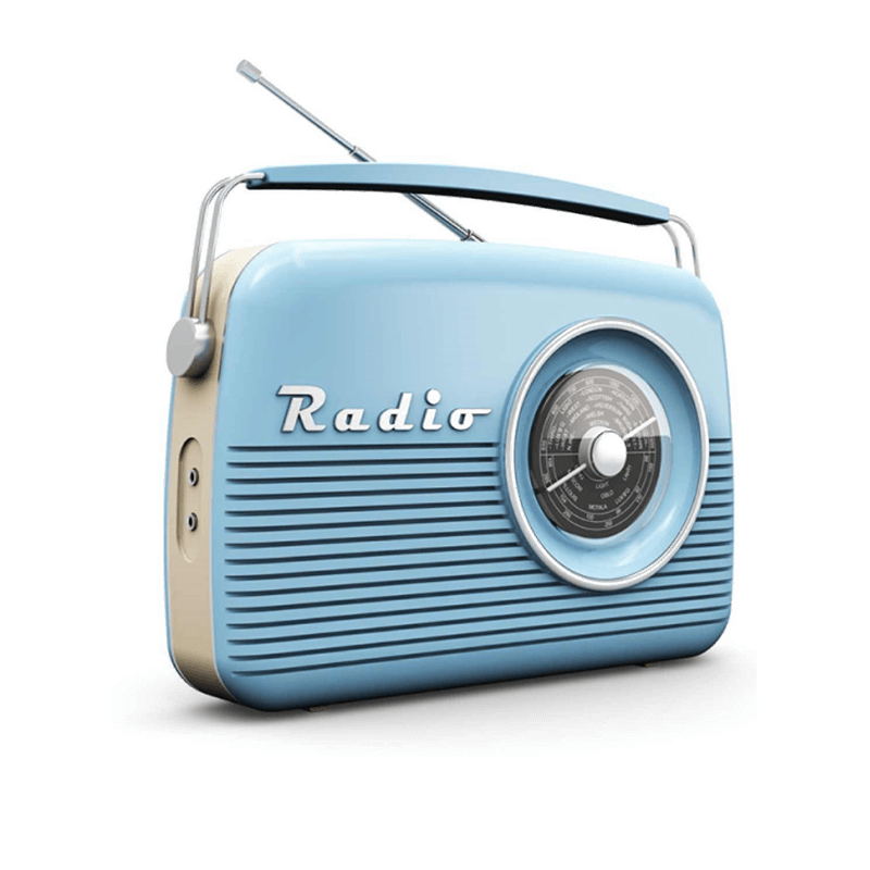 Portable Radio AM FM, Vintage Retro Radio